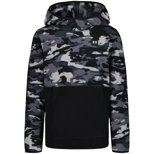 Image of Under Armour Boys' Pullover Hoodie Sweatshirt, Soft & Comfortable Fleece, Outdoor Collection