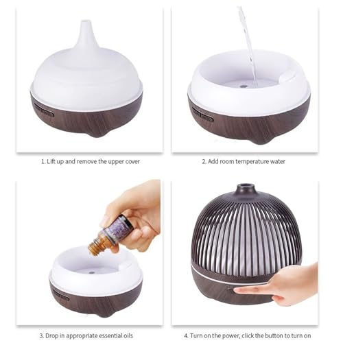Diffuseur d'aromathérapie pour chambre bébé et maison silencieux en bois - 8