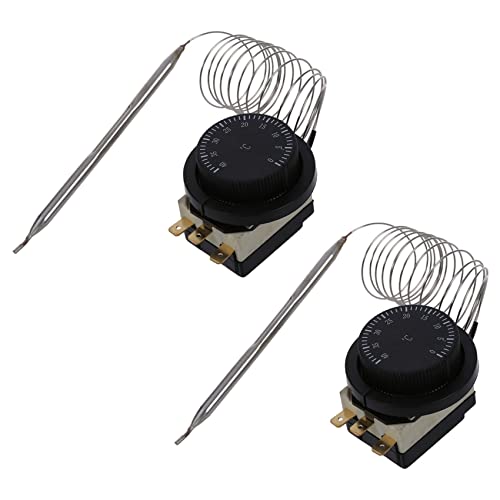 Reinscer 2 x 1NC 1NO AC 250 V/380 V 16 A 0-40 °C interruptor de control de temperatura termostato capilar