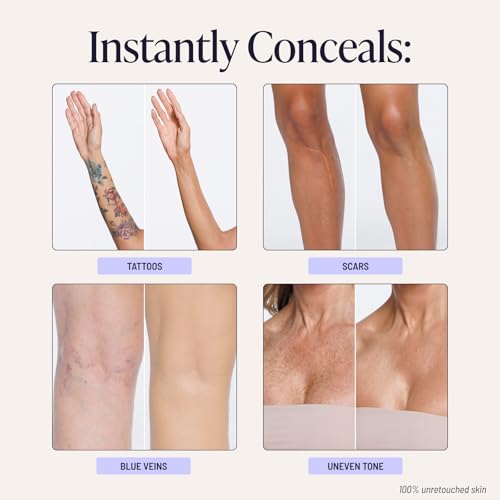 Image of Westmore Beauty Body Coverage Perfector - 4W Tan Radiance - 6.8 oz | Waterproof leg & body makeup, bronzer for women, tattoo cover up makeup, tattoo concealer