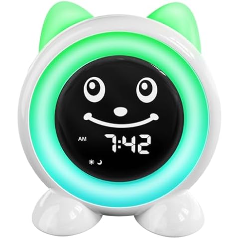 I·CODE OK to Wake Kids Alarm Clock,Toddler Sleep Training Clock with Night Light & Nap Timer,Gift for 2-10 Years Old Children Boys Girls Cover