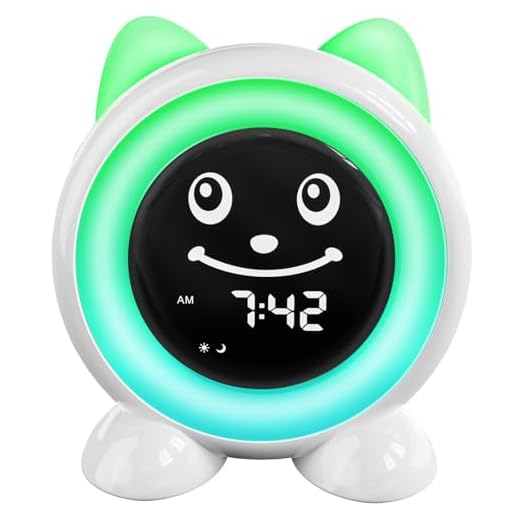 I·CODE OK to Wake Kids Alarm Clock,Toddler Sleep Training Clock with Night Light & Nap Timer,Gift for 2-10 Years Old Children Boys Girls