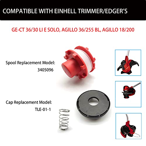 Bobine de fil nylon Einhell GE-CT 36/30 Li E kit accessoires de débroussailleuse