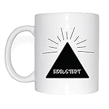 eidelstedter weg 66 Kaffee Tasse JOllify EIDELSTEDT Kaffeetasse Tasse Becher Mug M93 - Farbe: weiss - Design 11: Hipper Hipster