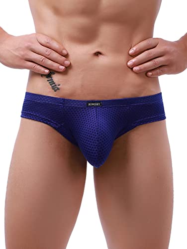 iKingsky Men's Cheeky Boxer Briefs Sexy Brazilian Back Mens Underwear Low Rise Mini Cheek Thong Breathable Under Panties2