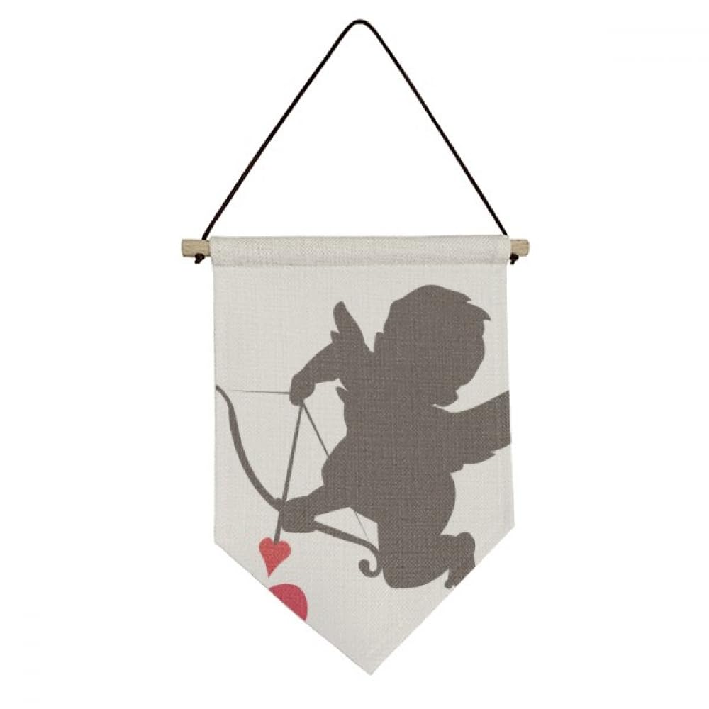 Drapeau en toile suspendre motif ange Cupidon décoration murale textile