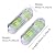 2Pcs/Set Mini Bubble Level 1.17 x 0.35 x 0.28 inch Use for RV Tripod Camera Photo Frame Wall Leveler Inclinometer Acrylic Spirit Level Bubble Measuring Instruments Layout Tools