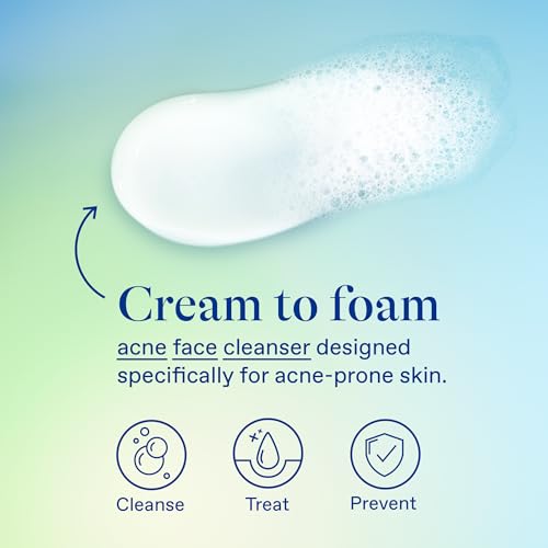 Differin 0299.413700 Acne Face Wash With 10% Benzoyl Peroxide, Maximum Strength Otc Acne Foaming Cleanser, Fast Acting Acne Treatment For Face And Body thumb #4