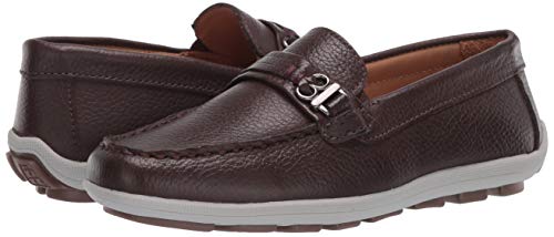 Image of Driver Club USA Kids' Kids Boys /Girls Genuine Leather Driving Loafer with Rope Anchor Detail