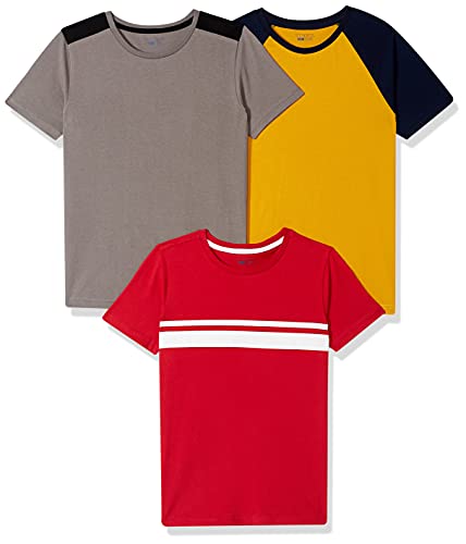 Image of Amazon Brand - Symbol Boy's Regular T-Shirt (PAG 516 Multi 10 13-14 Years)