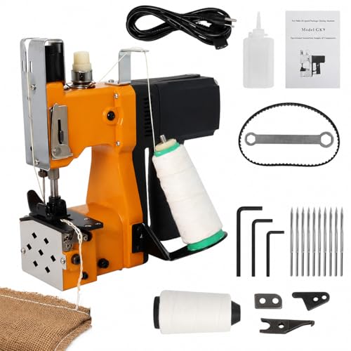 Image of Branded Bag Closer Sewing Machine | Only 3 KG | Light weight | Single Needle | Metal Body | Heavy Duty Portable Lightweight Electronic Bag Closing Machine, Portable Bag Sealing Machine