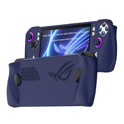 Image of Silicone Cover Designed for ASUS ROG Ally Z1 /Z1 Extreme, Compatible with ROG Ally RC71L (2023 Launched) Model Only (Asus ROG Ally Console NOT Included) Dark Blue