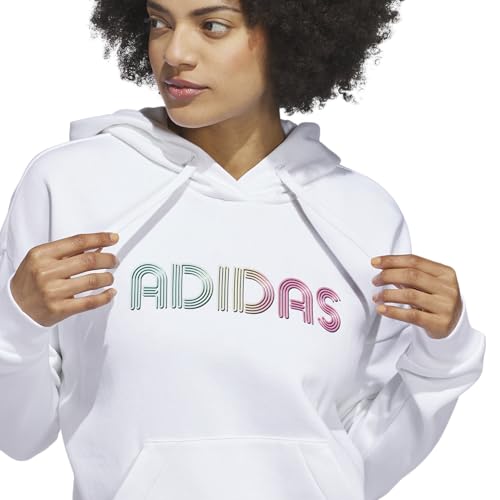 adidas Women's Wordmark Graphic Hoodie – Image 5