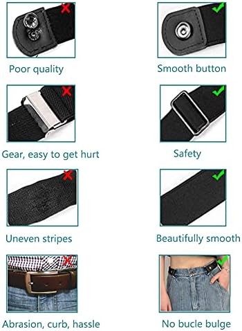 Tactische metalen haak elastische riem, gesploze elastische onzichtbare tailleriem, verstelbare tactische zijriemen, voor jeansbroeken Werk Casual Zakelijk Thuisreizen