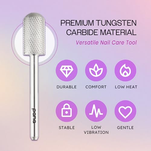 Broca de Carburo Redonda PANA 1/8" para Uñas miniatura 6