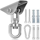 anclaje pared candado Robusto y completo: nuestras ganchos de techo están hechas de acero inoxidable SUS304 apto para uso alimentario, hechas de materias primas de alta calidad, resistentes y duraderas, no se oxidan fácilmente, resistentes a la corrosión, diseño giratorio de grado industrial, alta dureza, no tóxico , no contaminar el medio ambiente. Pueden soportar el uso diario a largo plazo y son fáciles de limpiar para el mantenimiento.