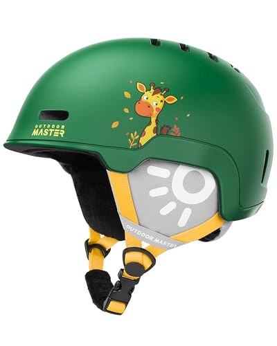 OutdoorMaster Kids Ski Helmet, Snowboard Helmet for Boys, Girls & Youth, Durable...
