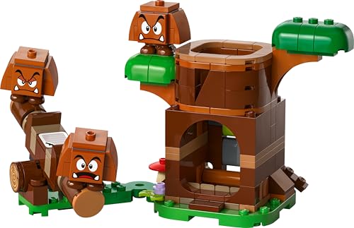 Super Mario Parco Giochi dei Goomba, Set Nintendo da Collezione per Bambini, Bambine e Fan da 7 Anni in su con 3 Personaggi, Albero e Altalena Giocattolo da Costruire, Idea Regalo 71433 - Lego - Immagine 10