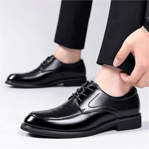 Men's Classic Cap Toe Oxfords Premium Leather Flexible Sole Formal and Business Dress Shoes2