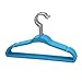 BriaUSA Kids Baby Clothes Hangers Blue Steel Hooks –Ultra Slim, Sturdy Saves You Extra Space – Set of 10
