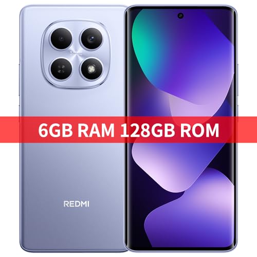 XIAOMI Redmi Note 15 Smartphone, 6+128GB, Violett, 108MP Kamera, IP64, 120Hz, Mediatek Helio G100 Ultra, Android 15, 33W Schnellladung, 6000mAh Akku, mit Ladegerät – Bild 4