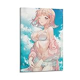 Nanami Chiaki Bikini Poster Decorative Painting Canvas Wall Art Living Room Posters Gifts Bedroom Painting 24x36inch(60x90cm)