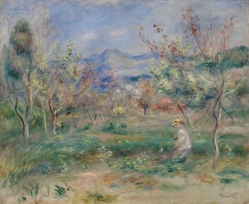 Lienzo abstracto de Renoir para decorar paredes vacías de oficinas y salones
