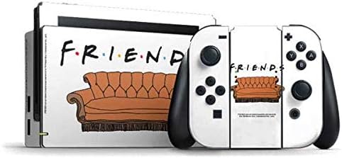 Skinit Decal Gaming Skin Compatible with Nintendo Switch Bundle - Officially Licensed Warner Bros Friends Couch Design