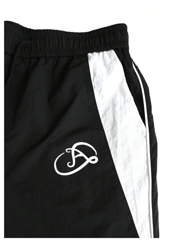 OYOANGLE Men's Baggy Cargo Pants Trendy Casual Pant Drawstring Waist Wide Leg Joggers with Pockets3