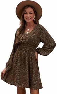 Elegant Dress Spring and Summer and Autumn Chiffon Gathered Waist Sexy h...