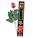 Single Long-Stemmed Milk Chocolate Candy Rose 0.63 oz