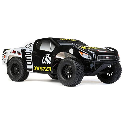 Losi Rc Truck 1/10 22S 2 Wheel Drive Sct Brushed Rtr Ready-To- Run Kicker Los03022T2 Black #TOP2