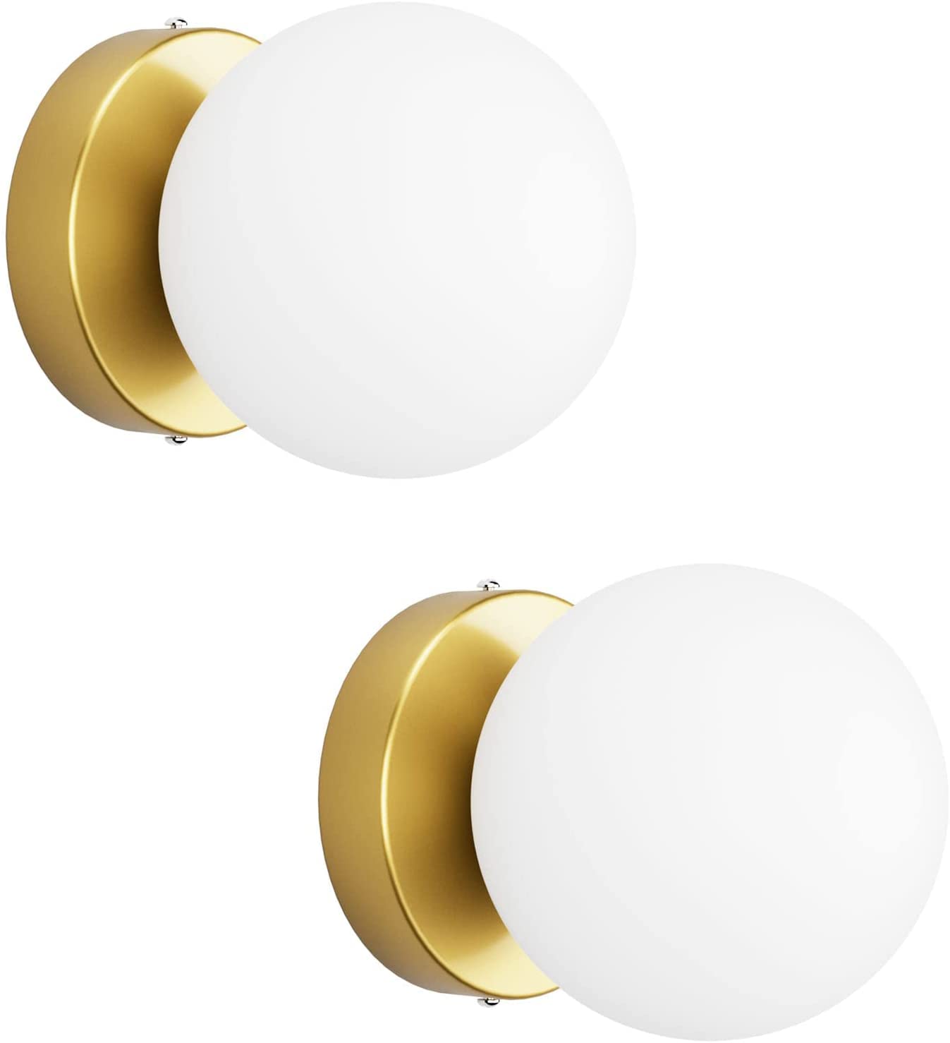 See full amazon price history chart for VRCT Gold Wall Sconces Set of Two Modern Globe Wall Light Fixture Gold Sconces for Bedroom Living Room Bathroom Hallway Stair (Exclude Bulb) VRCT Gold Wall Sconces Set of Two Modern Globe Wall Light Fixture Gold Sconces for Bedroom Living Room Bathroom Hallway Stair (Exclude Bulb) (B0C1CN26V9) Amazon Price History, Amazon Price Tracker