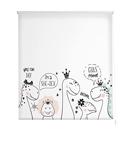 Estoralis | Infantiles | Estor Enrollable Diseño Moderno | Translúcido Estampado Digital | Modelo I-2158 | 160 x 180 cm (Ancho/Alto) Tamaño Tela 157 x 175 cm | Estores para Ventanas y Puertas