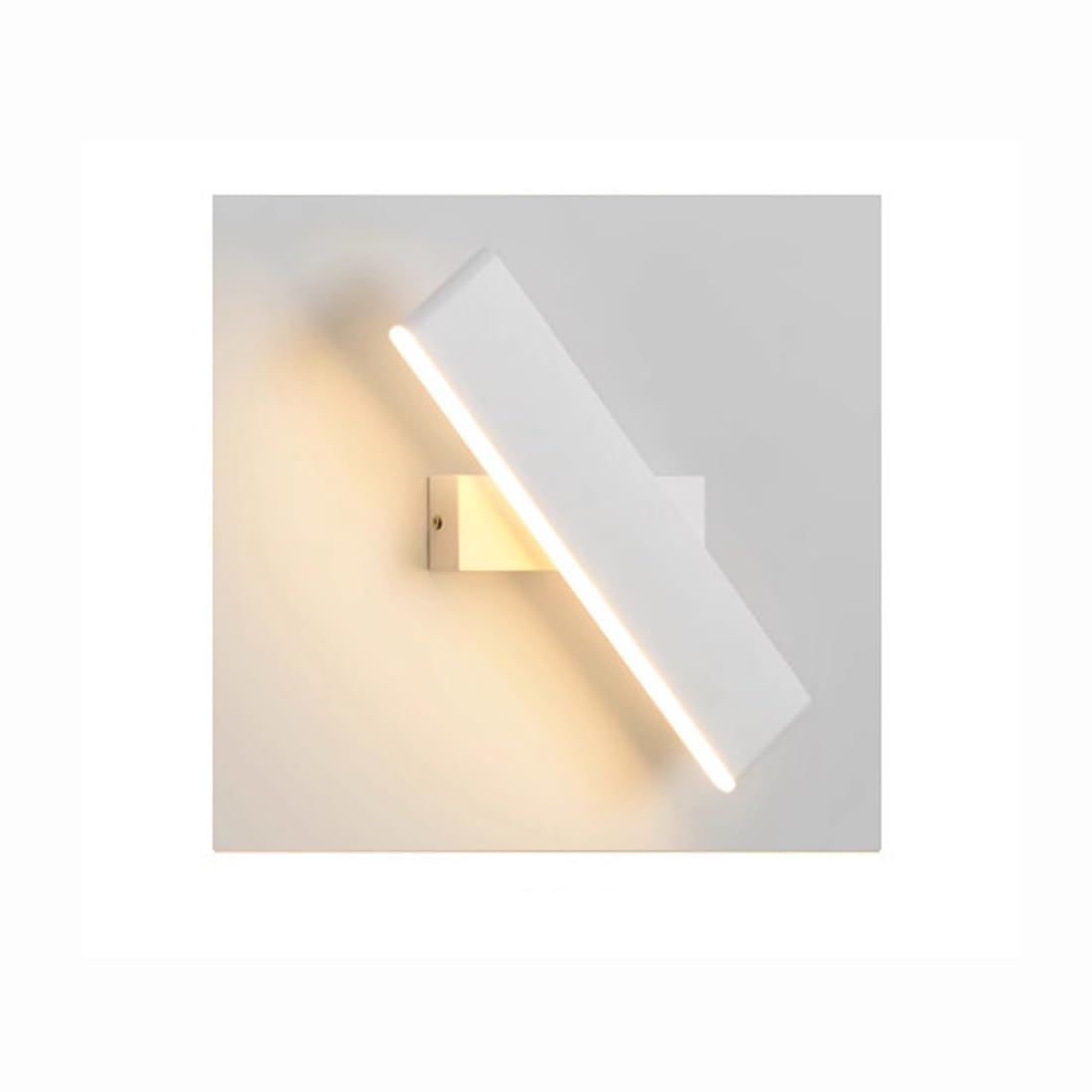 ITOSUI LED Wall Sconce - 3000K Hardwired Black Light Fixture for Bathroom, Living Room, Kitchen, and More(White)