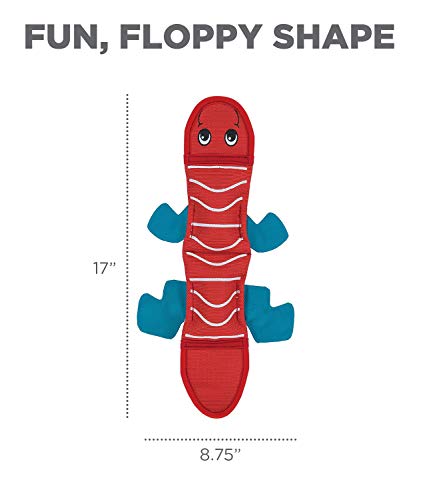 Brinquedos - Brinquedo Resistente para Cães Invincibles® Fire Biterz Salamandra Vermelho 2sqk