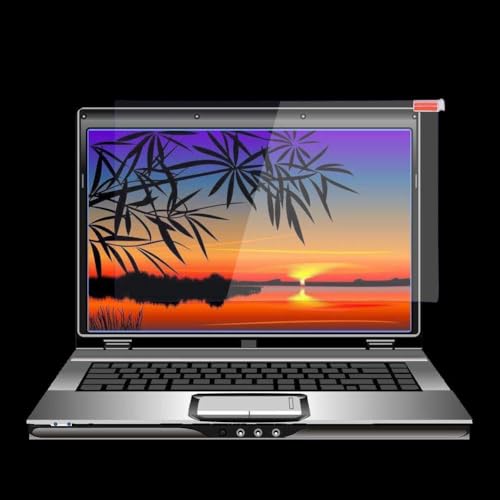 Verre trempé pour ordinateur portable 15.6 incassable et anti-rayures couverture totale