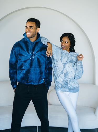 Image of Colortone Tie Dye Pullover Hoodies for Women and Men - Classic Fit Sweatshirts