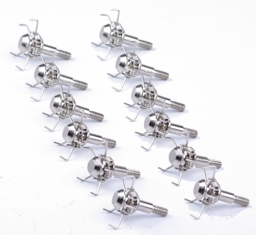 NuoYa001 12pcs Archery Small Game & Target Points Bowhunting Hunting Broad head Judo Arrow Points,Paw Point,4mm Screws into - Thumbnail 4