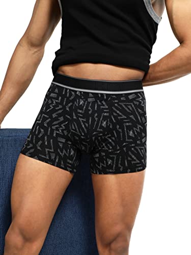 Image of Jockey US52 Men's Super Combed Cotton Printed Brief with Ultrasoft Waistband