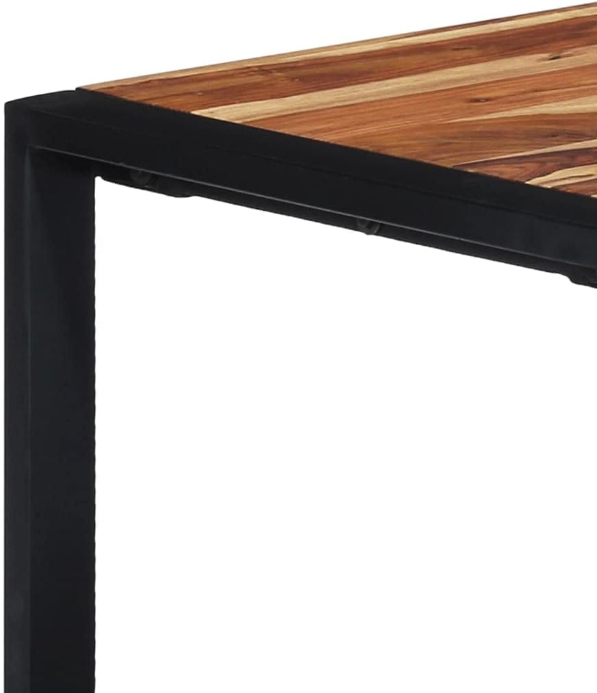 Coffee Table,mesa,Farmhouse Coffee Table,for Pool Decks, Gardens, patios, courtyards 43.3"x23.6"x15.7" Solid Sheesham Wood