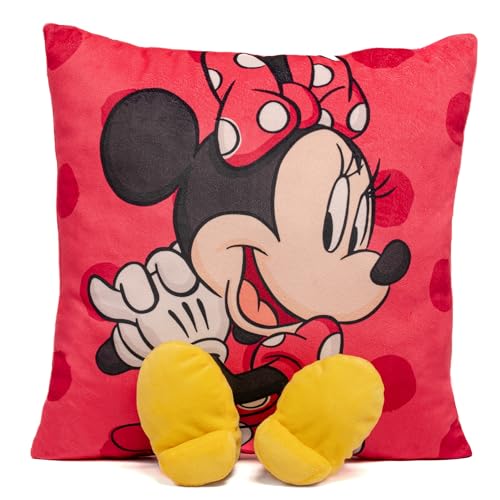 Image of Mirada Mickey Plush Toy with Legs - Soft Stuffed Toy, Cute Pillow for Kids, Birthday Gift for Boys & Girls, Licensed Disney Decor - 35cm