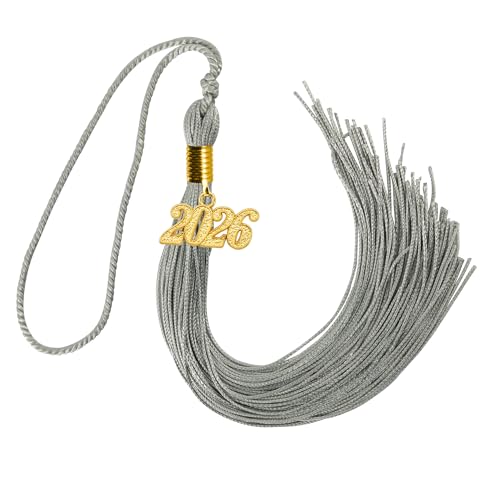 Image of GraduationMall Single&Multiple Color Graduation Tassel with 2026 Year Charm 9 inch