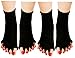 CuteSocks Toe Separator Yoga Gym Sports Massage Foot Alignment Socks 2 Pairs (CS-007D)