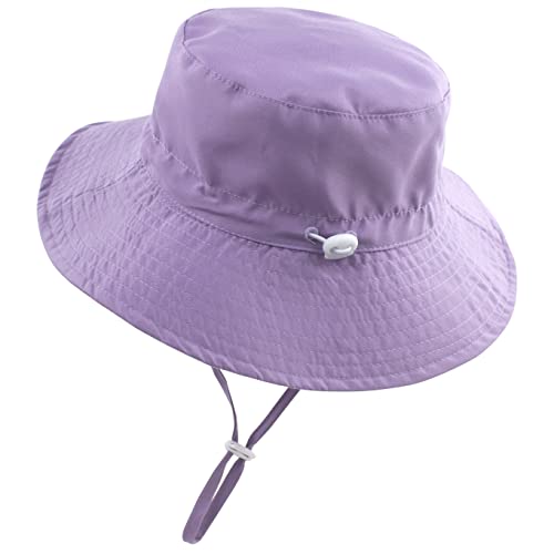 Muryobao Baby Kids Girls Sun Hat Wide Brim UPF 50+ UV Protection Bucket Hats2