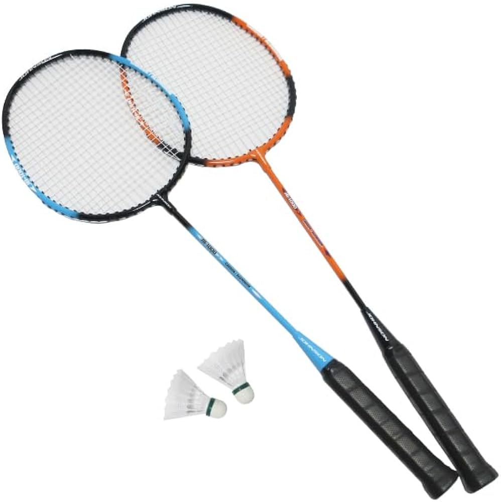 バドミントンラケット ジャンク品4本セット Amazon | 2 プレーヤー バドミントン ラケットセット