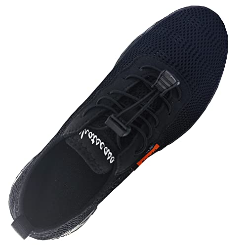 Whatseaso Water Shoes For Women Lightweight Quick Dry Aqua Barefoot Athletic Sports Shoes For Swimming Boating Surfing Running 8 Women/7 Men, Black #TOP7