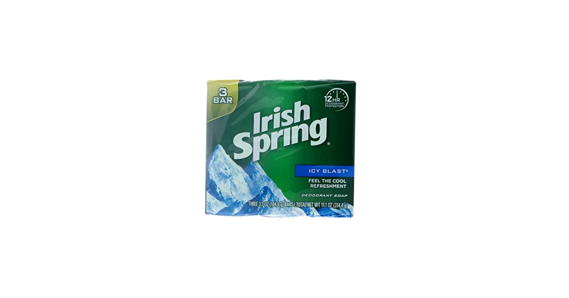 Amazon.com : Icy Blast Deodorant Soap By Irish Spring 3.75oz