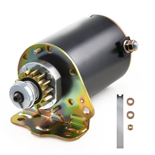 Briggs and Stratton Starter 12V CCW 14T Steel Gear Starter Motor – Replacement for 7-18HP Engines – Fits Models Using 693551, 693552, 410-22028, 5932, 435-198, 12954, RS41083, SBS0030