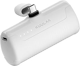 Kuulaa Batterie Externe USB C,4500mAh Portable Chargeur, Petit Chargeur de Batterie Portable Batterie Portable Compatible avec Samsung S22, S20, S10, Note 20/10, LG, Téléphones Android, USB C Phones